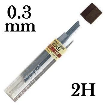 Mina Grafite Pentel 0.3mm 2H